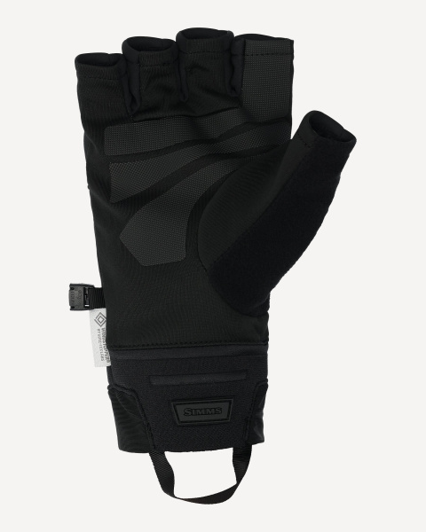 Перчатки Simms Windstopper Half-Finger Glove (; S(18-20); Black)
